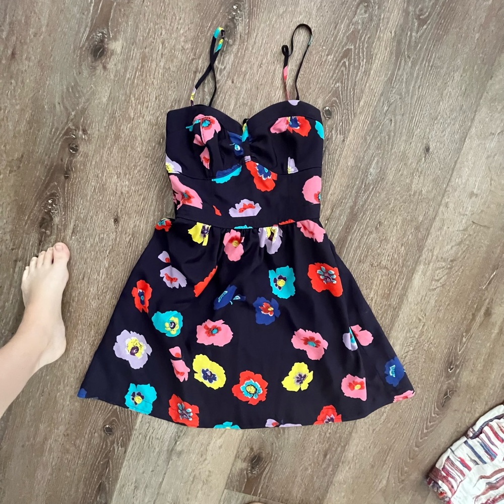 American Eagle Colorful Floral Mini Dress